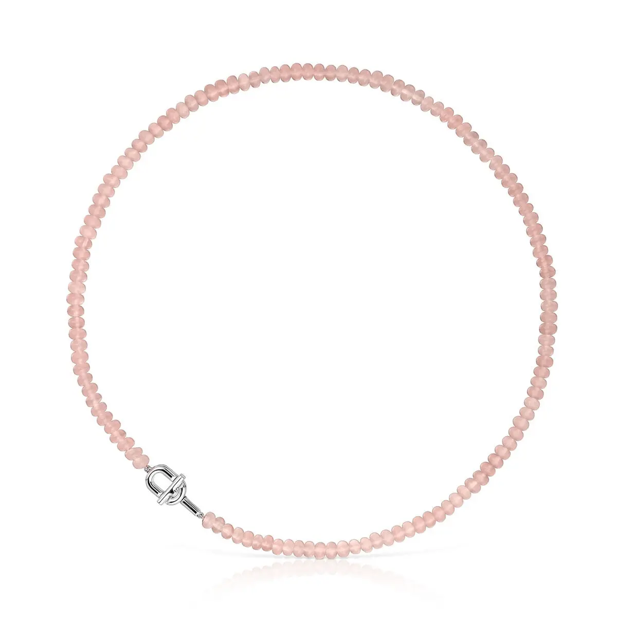

Колье Tous Manifesto With Treated Chalcedony, серебро/розовый
