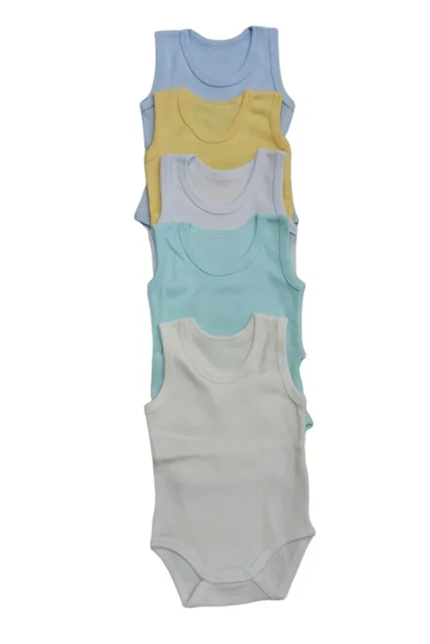 Детское боди-комбинезон для девочек с бретельками Основы Bebedino, White, Cream, Yellow, Green, Blue — фото 4