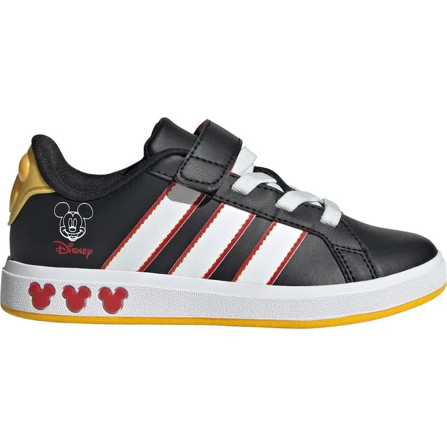 Детские спортивные туфли с принтом Disney Mickey Mouse adidas, Оранжевый