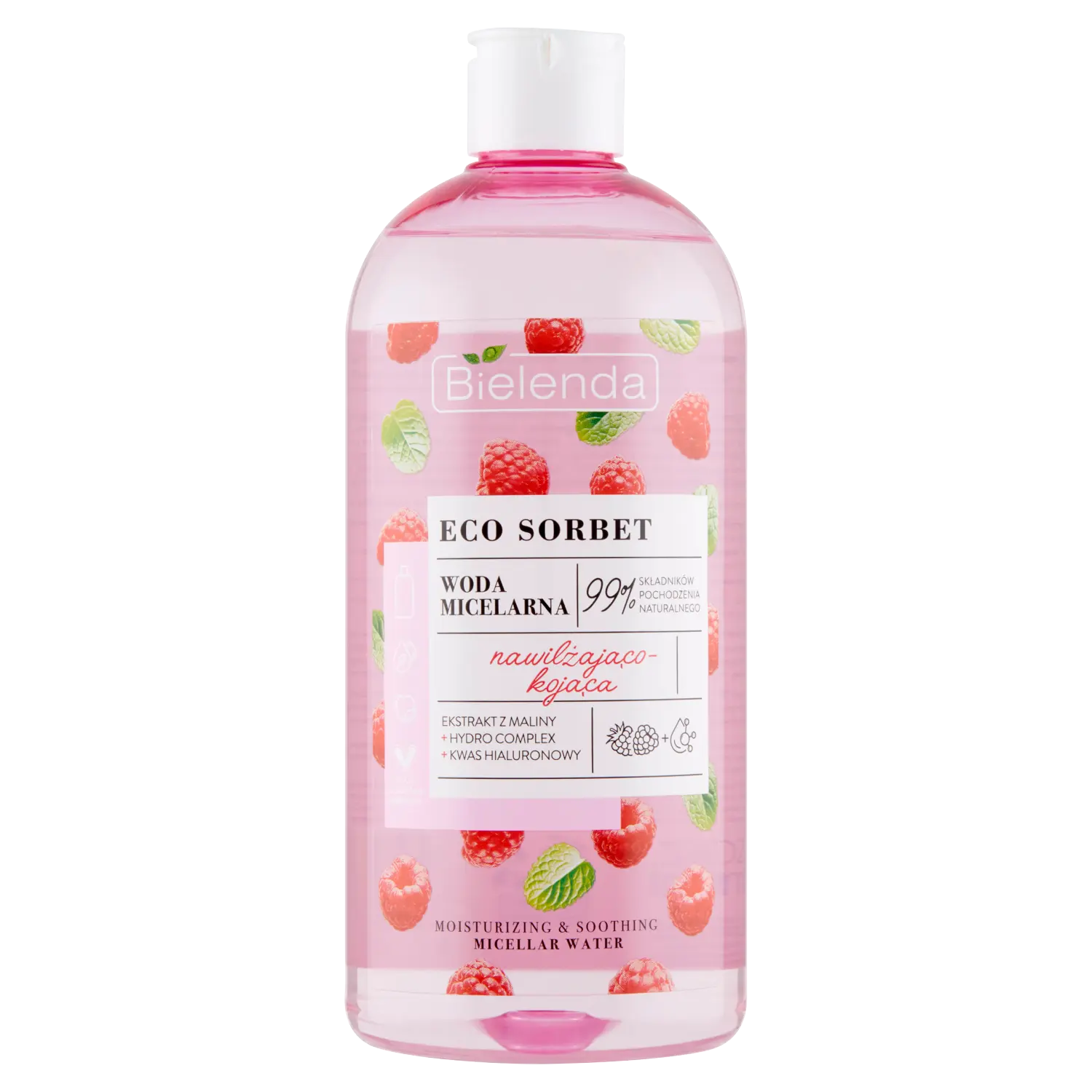 

Bielenda Eco Sorbet мицеллярная вода для снятия макияжа с лица, 500 мл