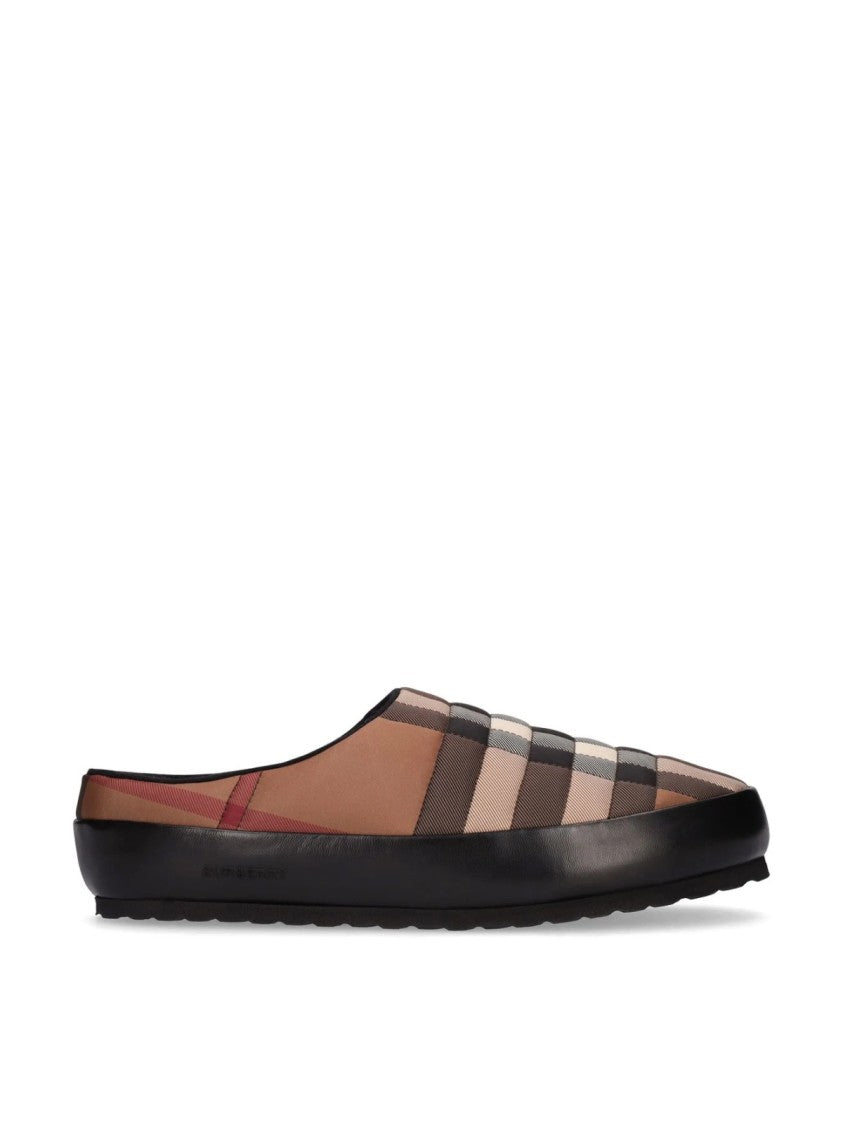 

Лоферы Northaven Check Logo Slip-On Burberry, черный