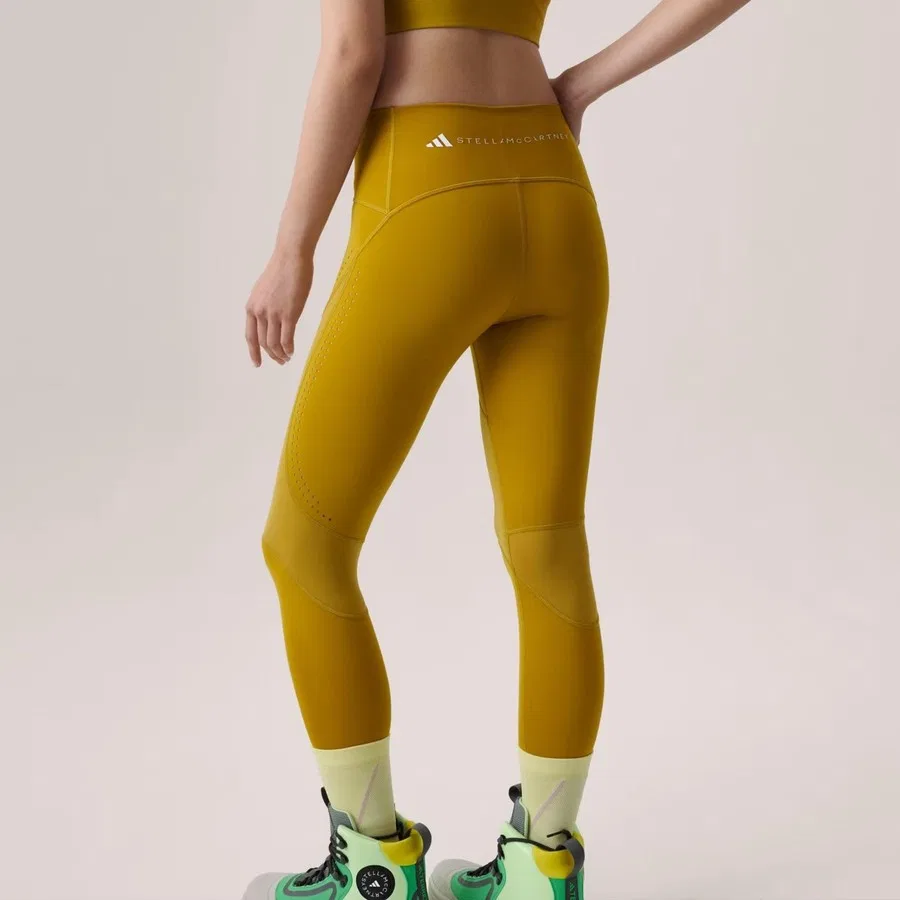 Женские леггинсы с высокой посадкой adidas aSMC TPR OT 7/8, Зеленый — фото 2