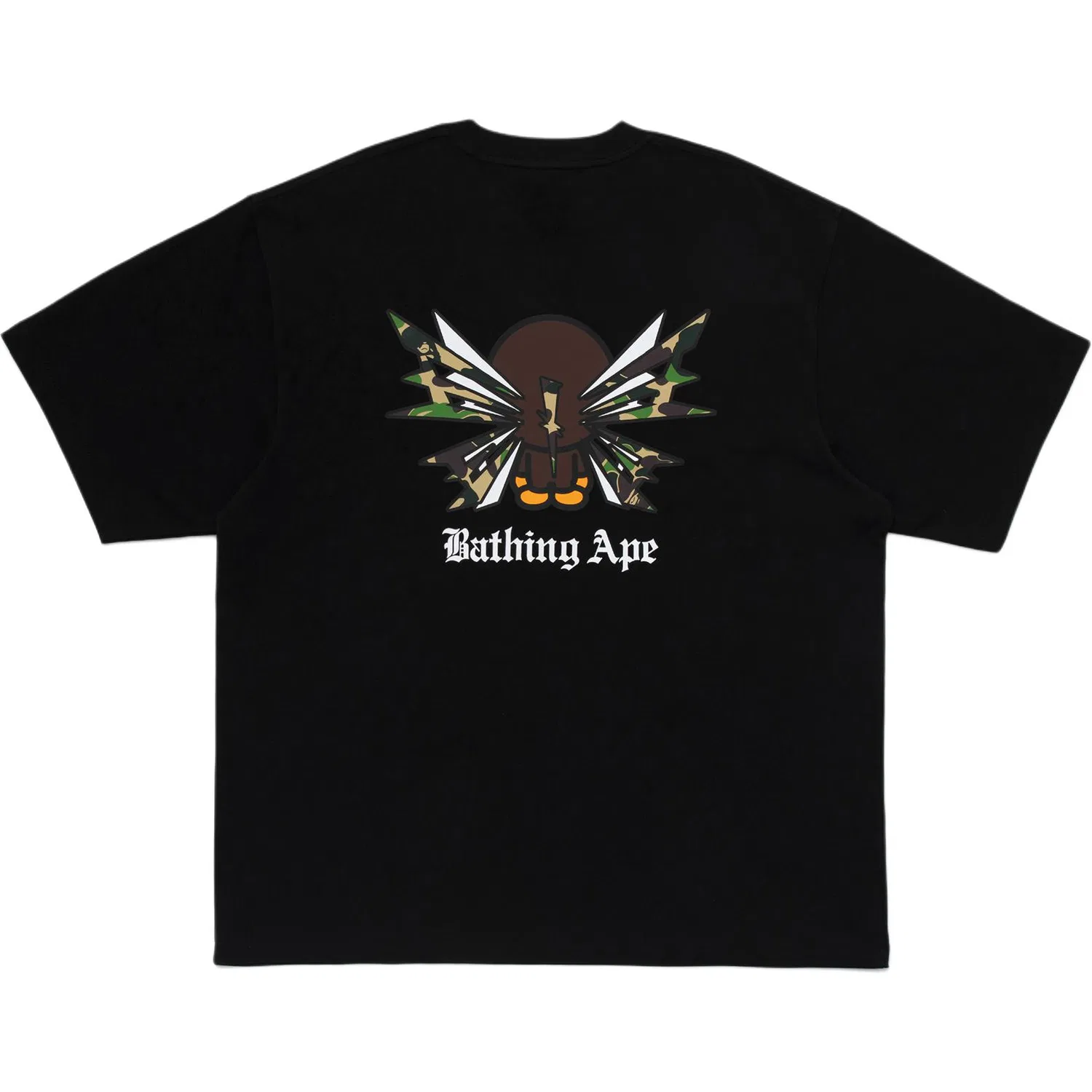Детская футболка с прямым кроем A BATHING APE Xie Tianfeng Evolution Collaboration, Белый — фото 4
