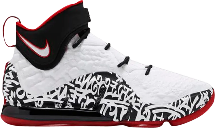 

Кроссовки Nike LeBron 17 EP 'LeBron 4 Graffiti', белый