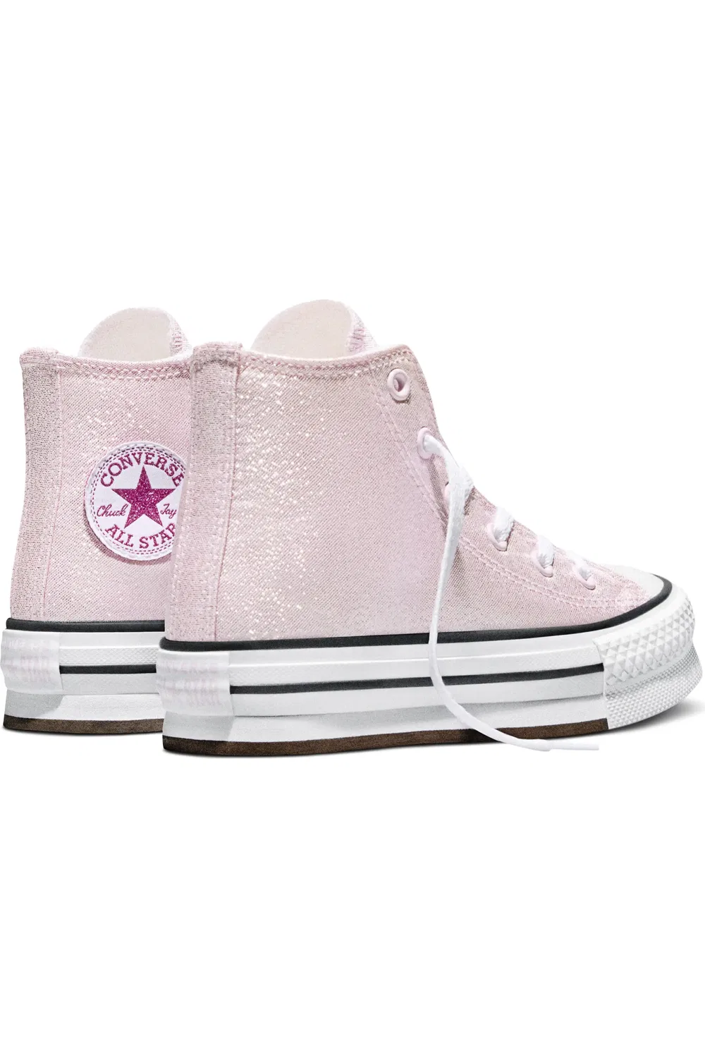 Кеды детские высокие на платформе Chuck Taylor All Star Lift Converse, New Found Bloom — фото 2