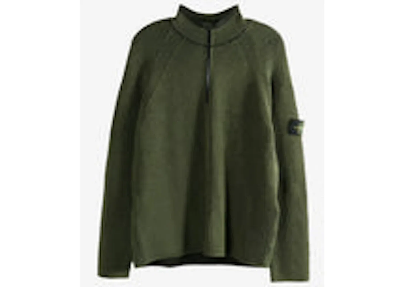 Мужская рубашка-поло с длинным рукавом Stone Island, Military Green