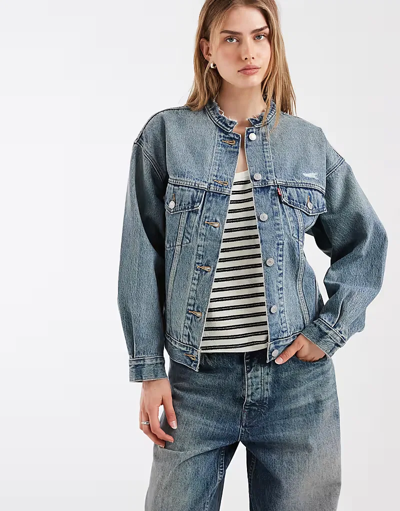 Джинсы Levi's в стиле 90-х, синие