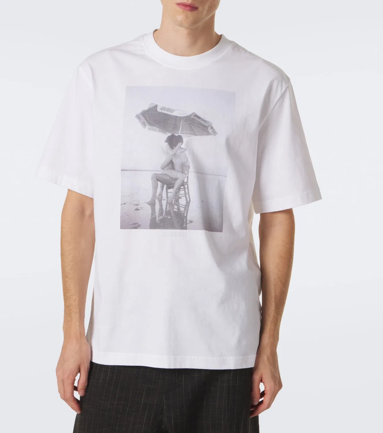 Футболка с принтом Campagne Jacquemus, белый — фото 3