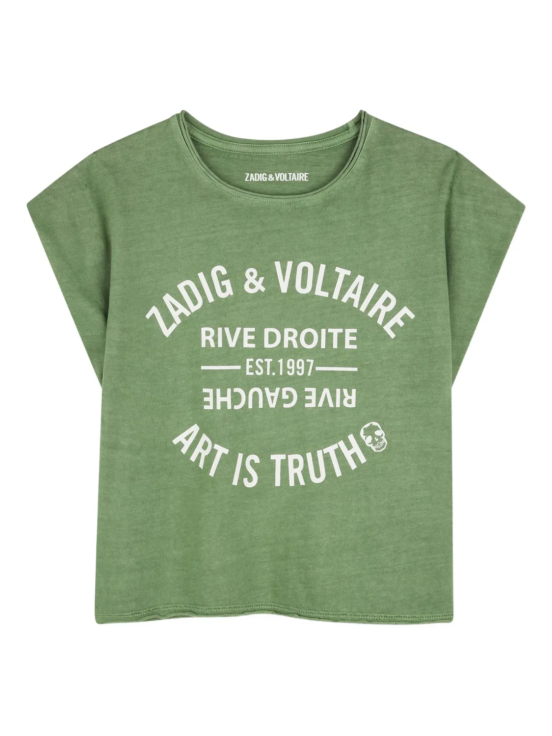 Футболка с графическим принтом Zadig&Voltaire, зеленый