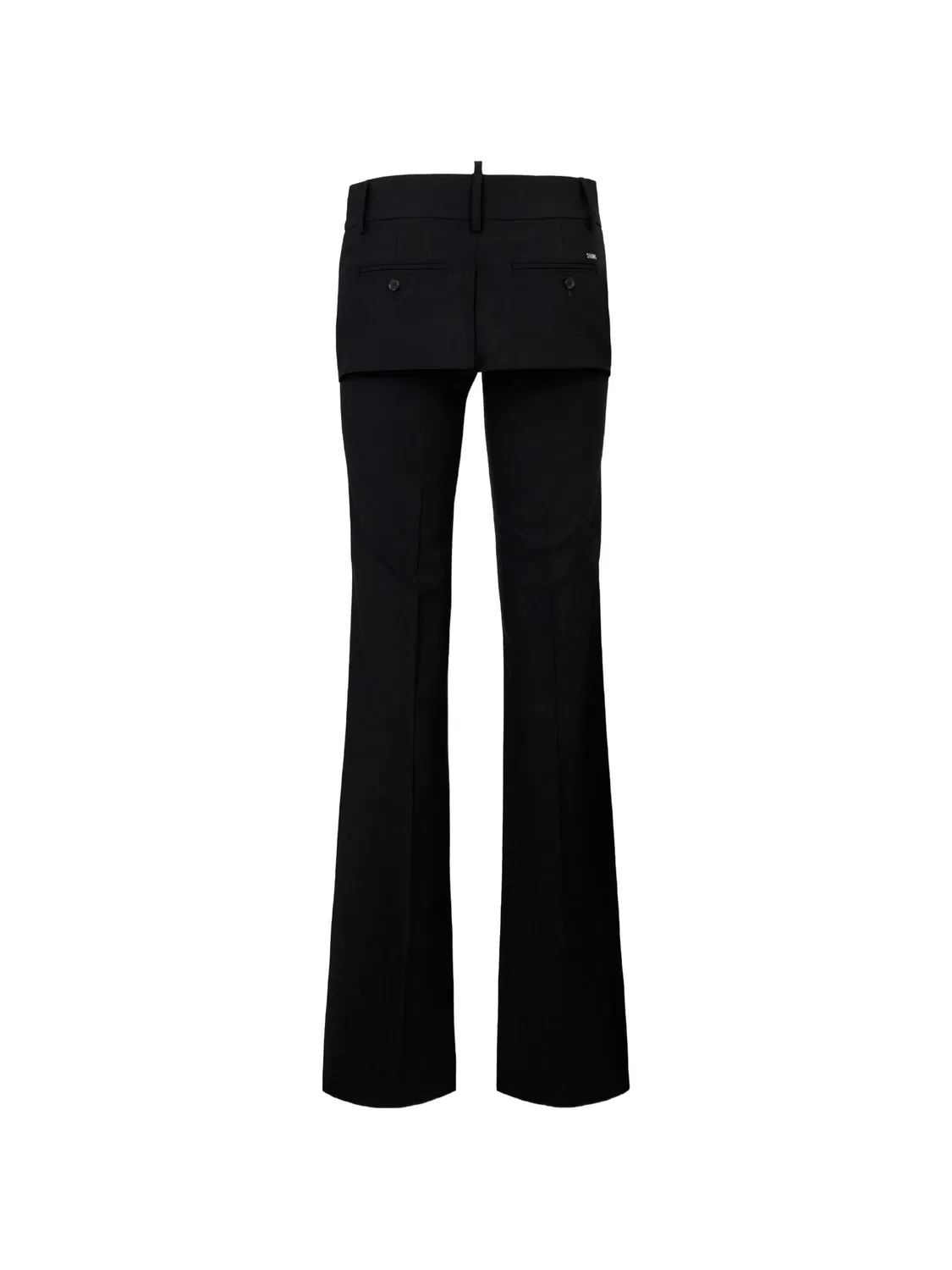 Брюки-сигареты Tailored2 Peek-A-Boo черные DSQUARED2, черный — фото 2