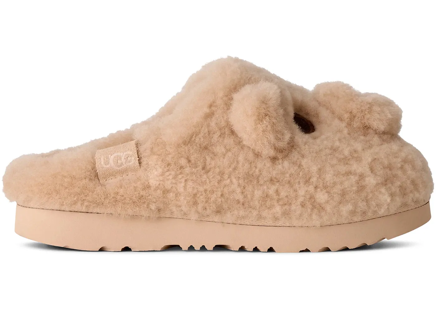 Детские сандалии-тапочки UGG Classic Slip-On Pooch Slipper, Sand Castle