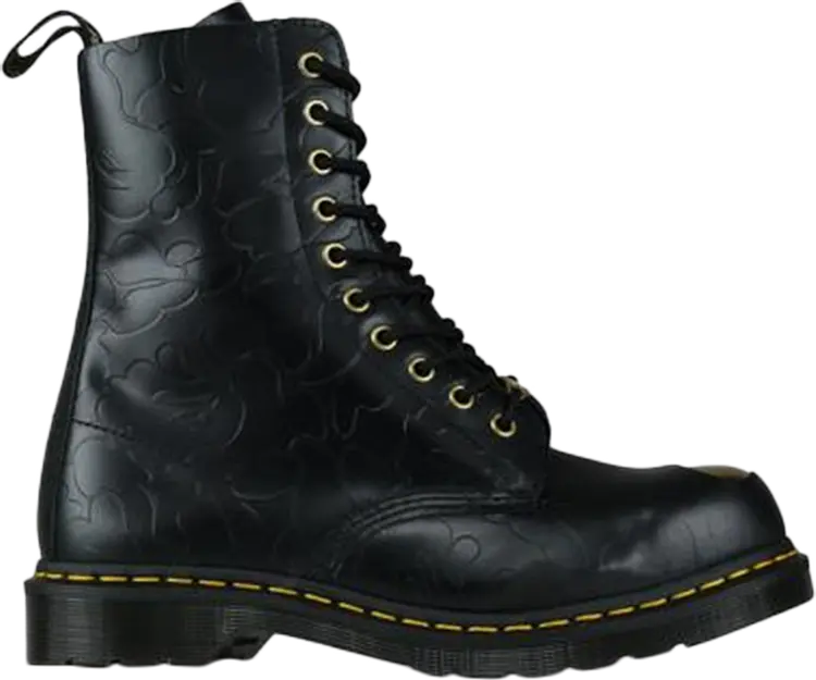 

Ботинки Dr. Martens A Bathing Ape x 1490 Smooth Black, черный