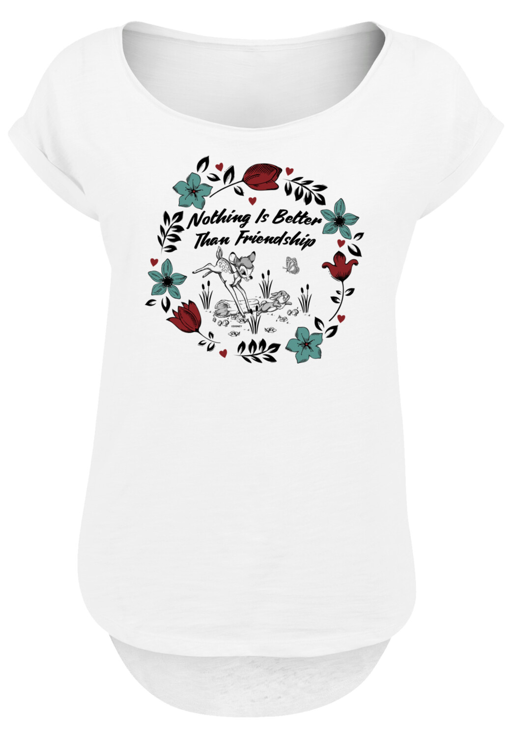 

Футболка F4NT4STIC Disney Bambi Nothing Is Better Than Freundehip, белый