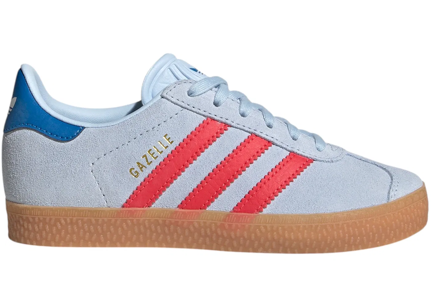 Детские кроссовки Lifestyle Adidas Gazelle Crystal Sky/Semi Lucid Red/Blue Bird