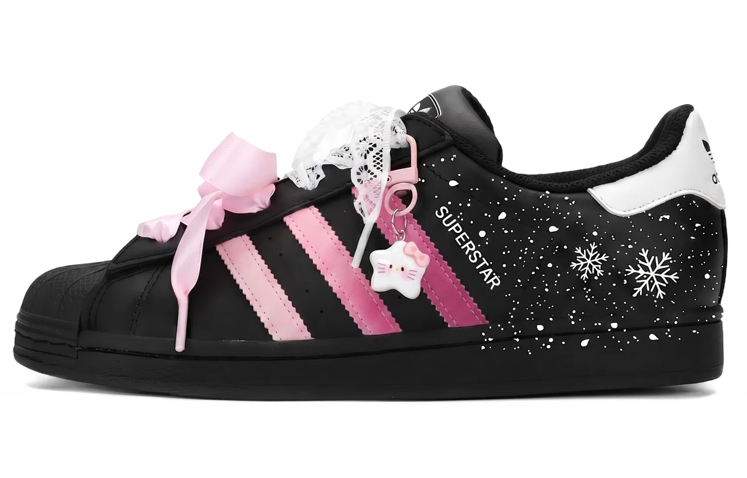 Кроссовки для скейтбординга детские Superstar 2, Adidas Originals, Black — фото 3