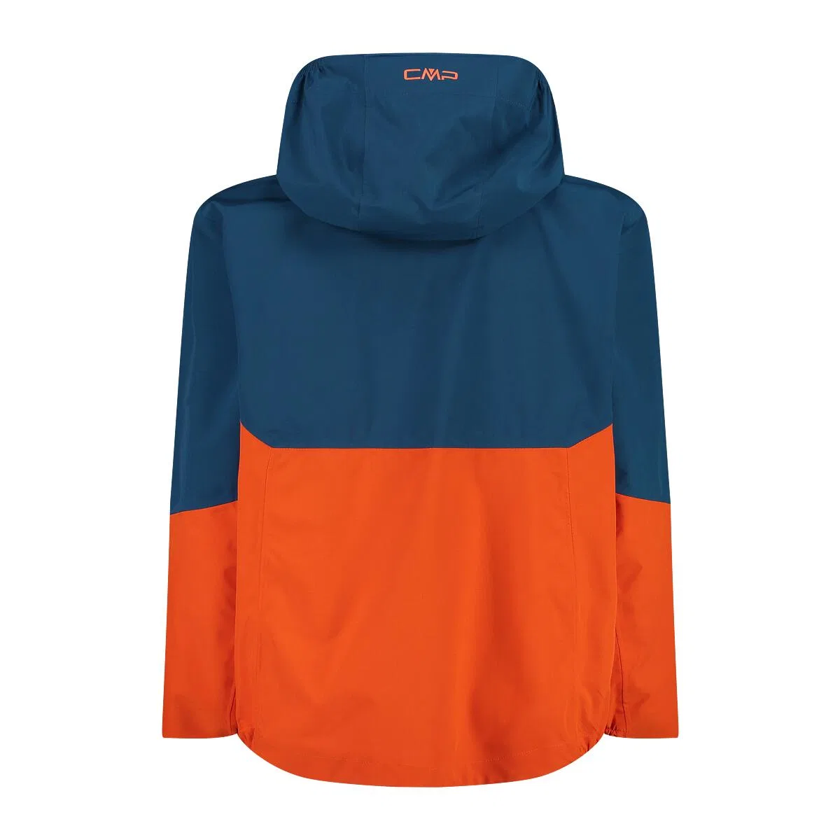 Детская куртка для мальчиков с капюшоном Kid Jacket Fix Hood Cmp, Orange / Dunkelblau / Mediterranes Blau — фото 2