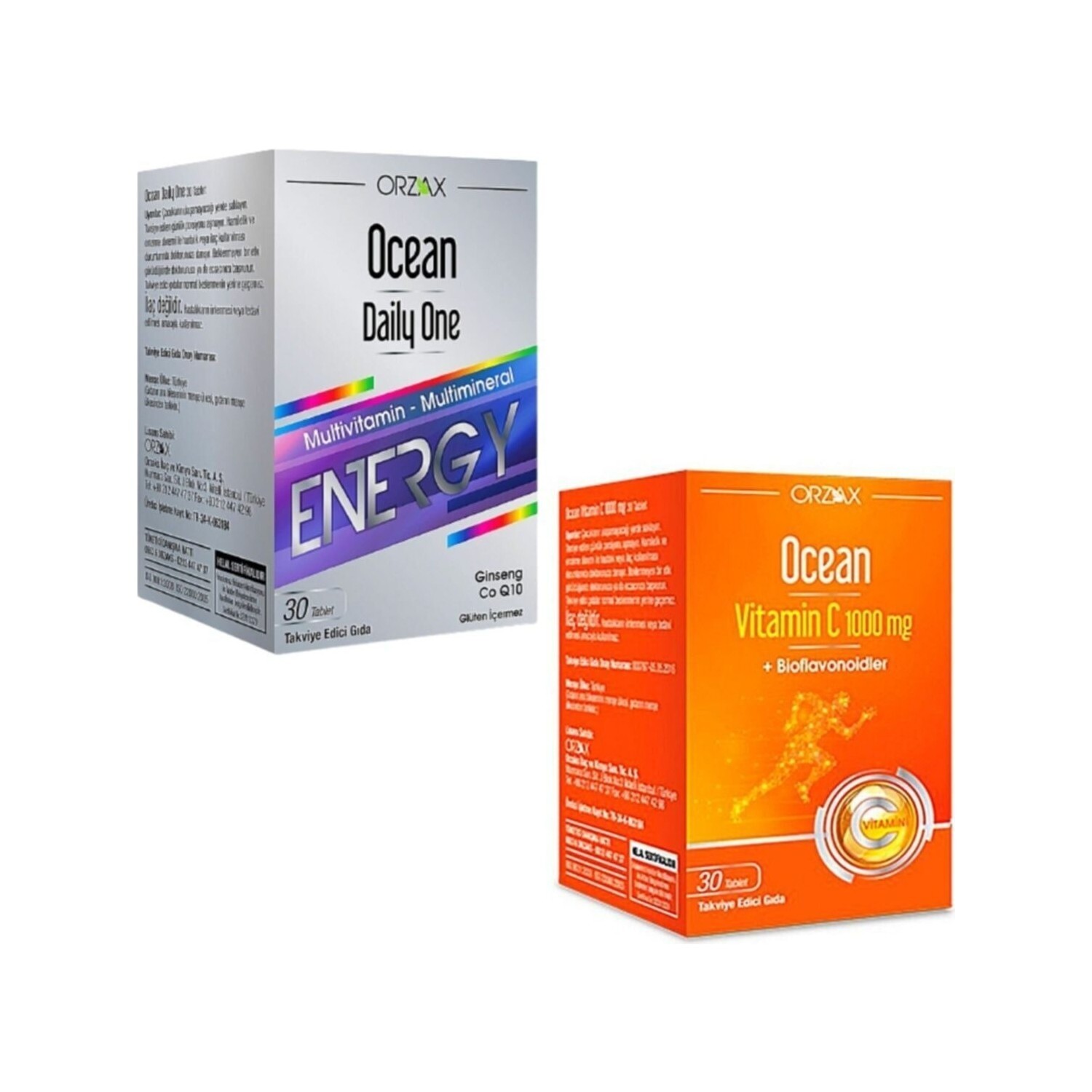 

Мультивитамины Ocean Daily One Energy And Ocean Vitamin C Set