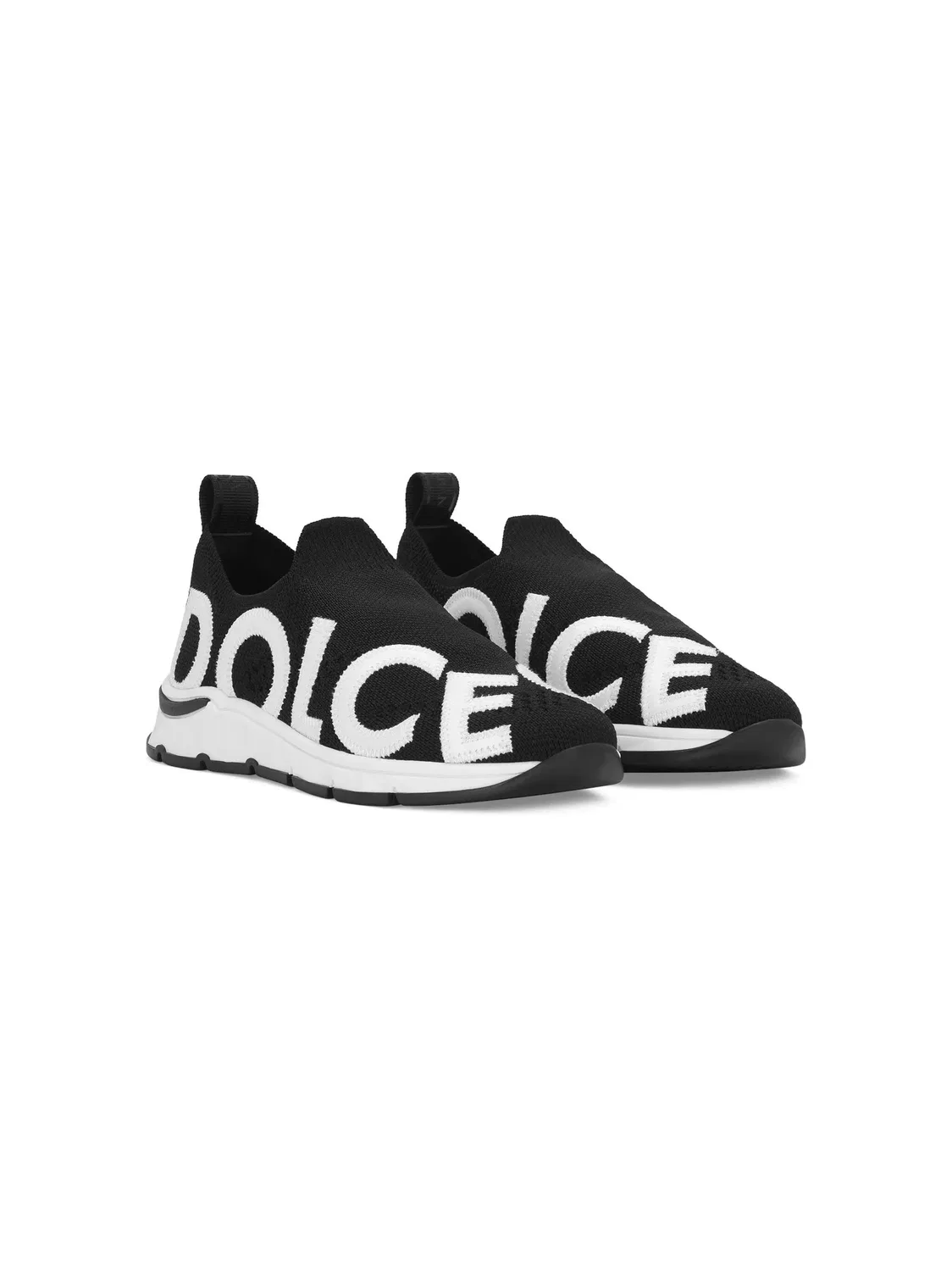 Кроссовки из сетки с логотипом Dolce & Gabbana, черный