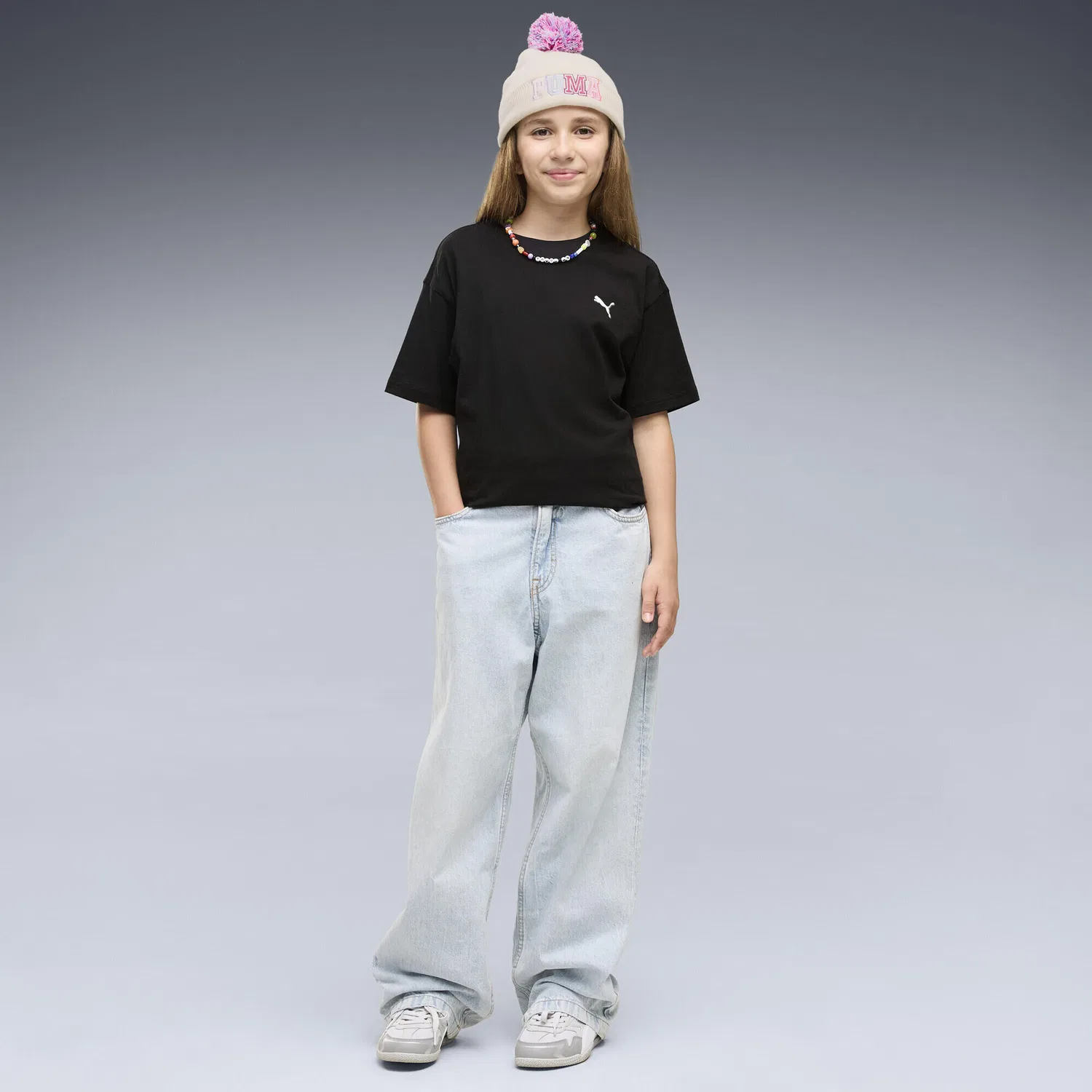 Детская хлопковая футболка Mid 90s Relaxed Graphic T-Shirt Puma, Schwarz — фото 4