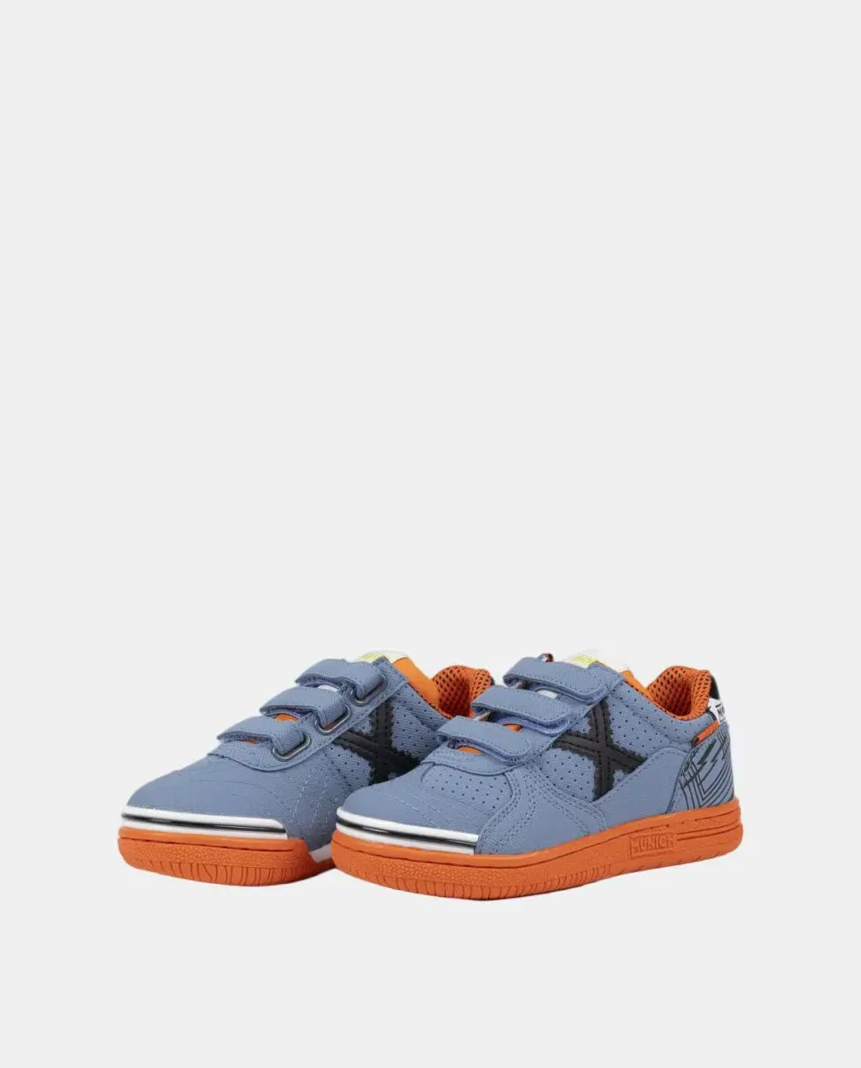 Детские кроссовки для футзала G-3 KID VCO 449 Munich, Azul — фото 2
