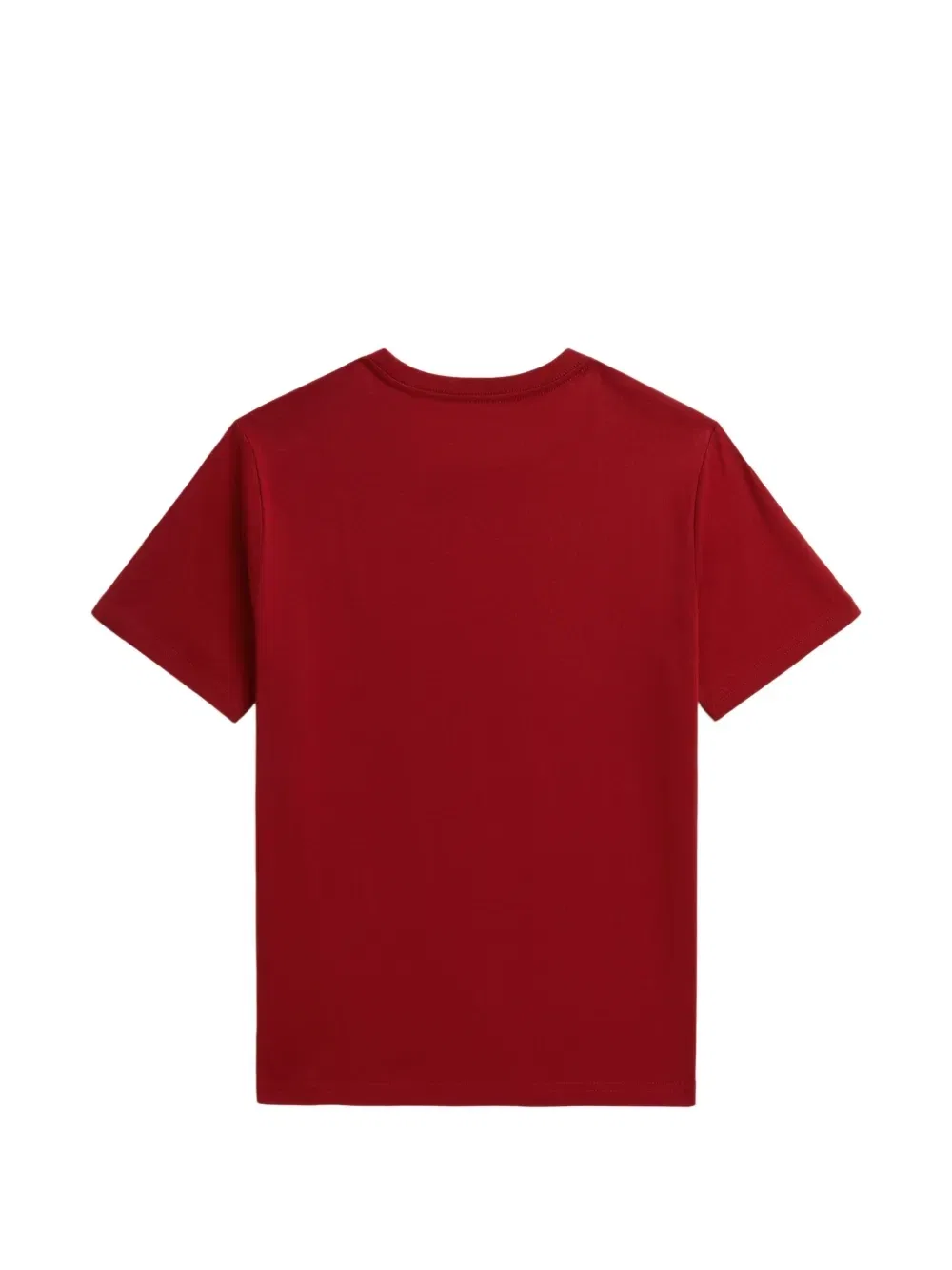 Футболка из хлопка с вышивкой пони Polo Ralph Lauren Kids, красный — фото 2