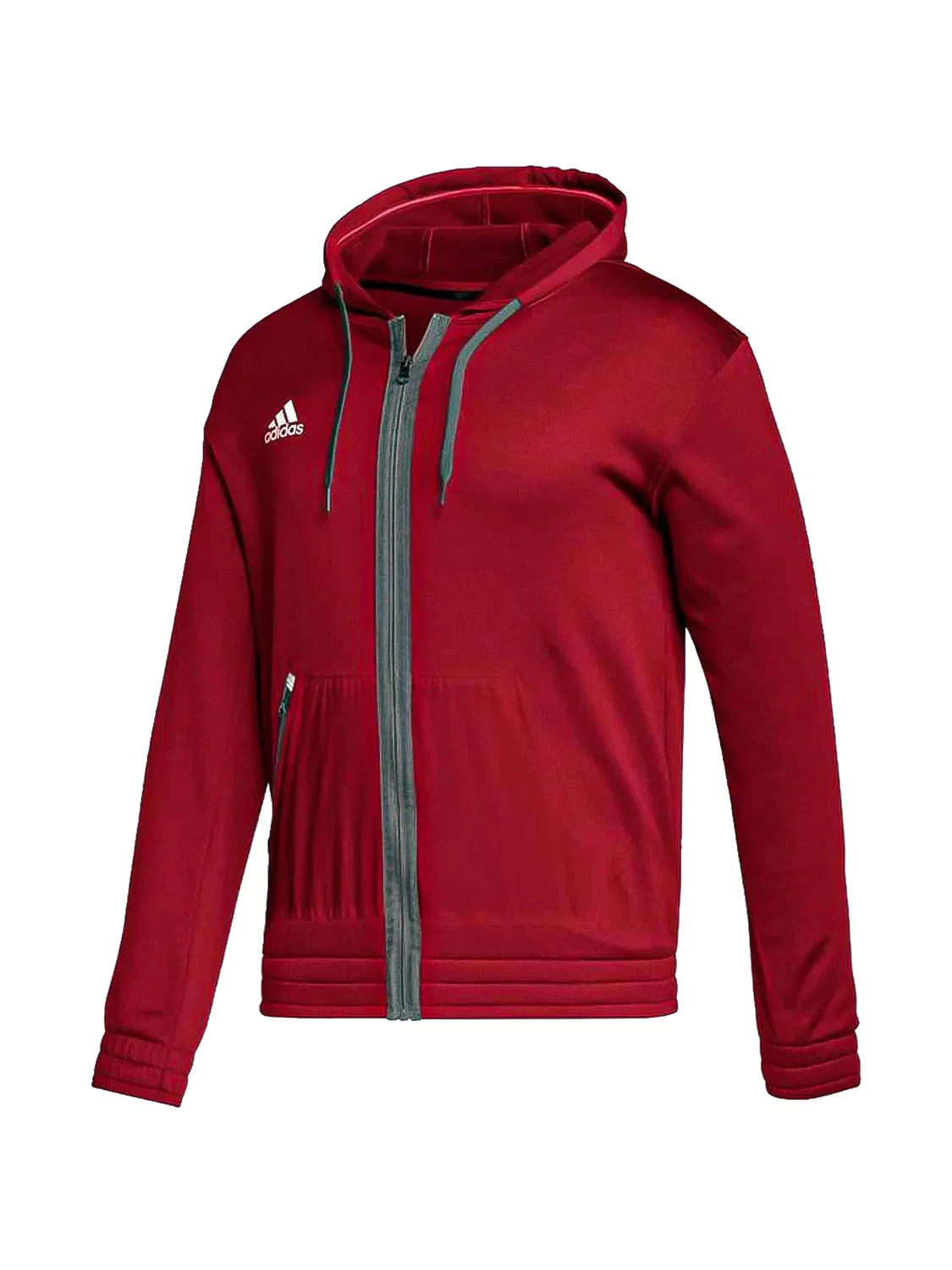Куртка Team Issue с капюшоном Adidas, красный