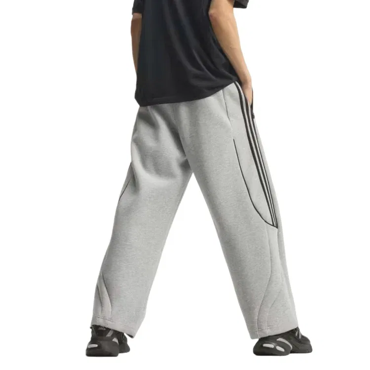 Мужские брюки Spacer Teamgeist 26 Cutline Open Hem Pants Asia Sizing 'Grey Heather' adidas, Grey Heather — фото 3