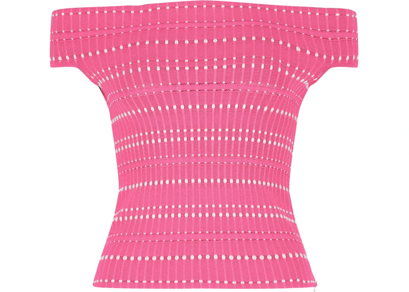 Женский топ без рукавов Alexander McQueen Crop Top, Pink White