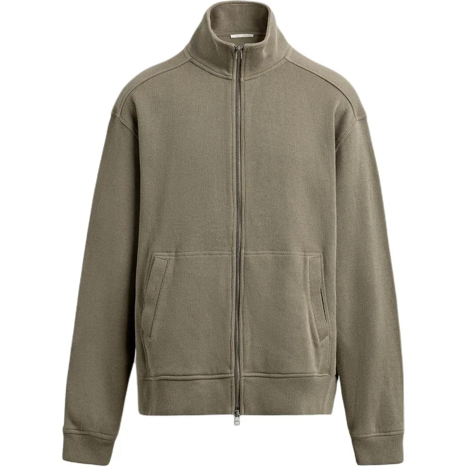 Мужская куртка с воротником-стойкой, Beige, ZARA
