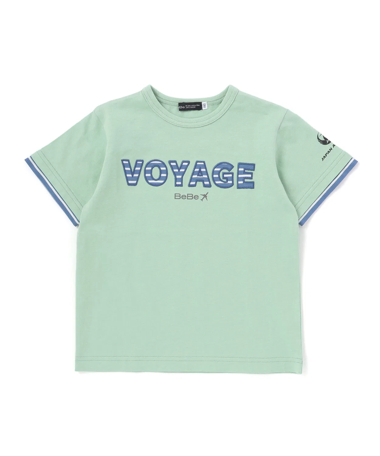 Детская футболка с принтом VOYAGE BeBe, Green