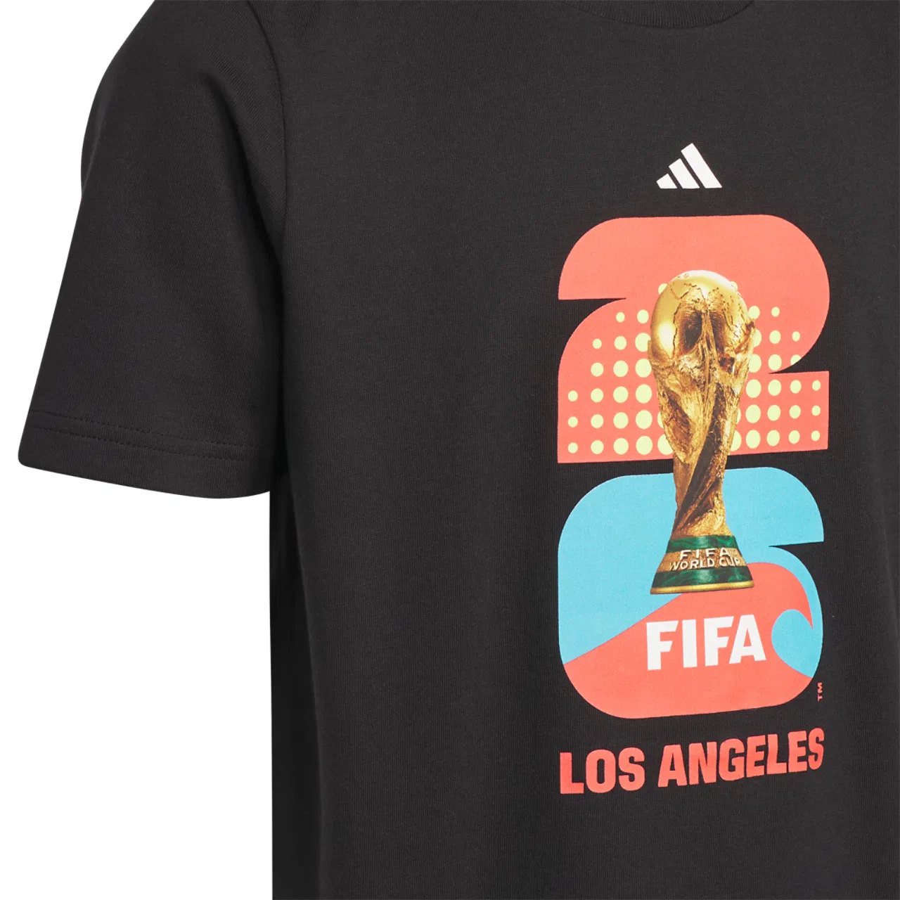Футболка для мальчиков FIFA World Cup 26 Host City Los Angeles Adidas, черный — фото 2