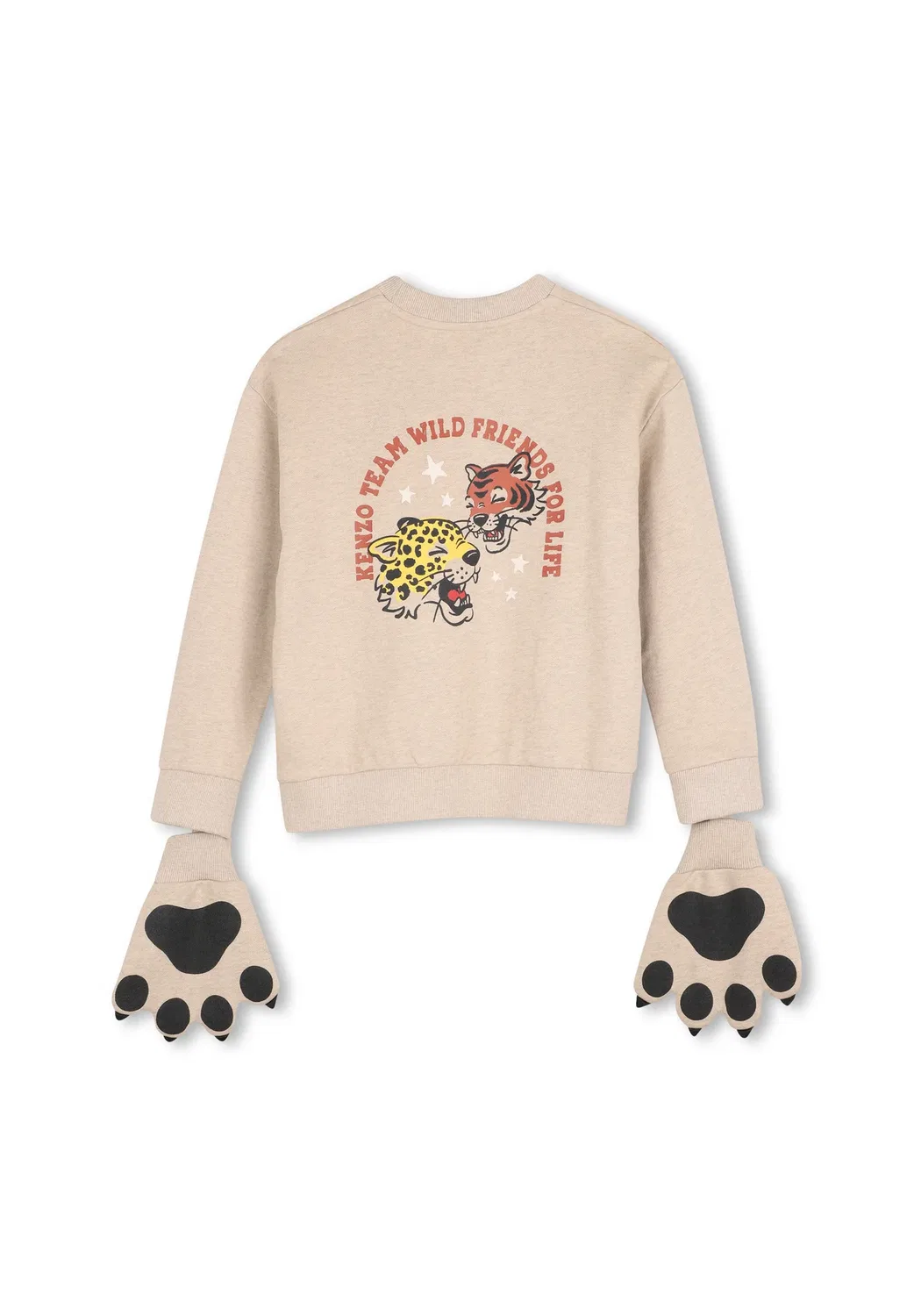 Sweat à manches longues - толстовка Kenzo Kids, Biscuit — фото 2