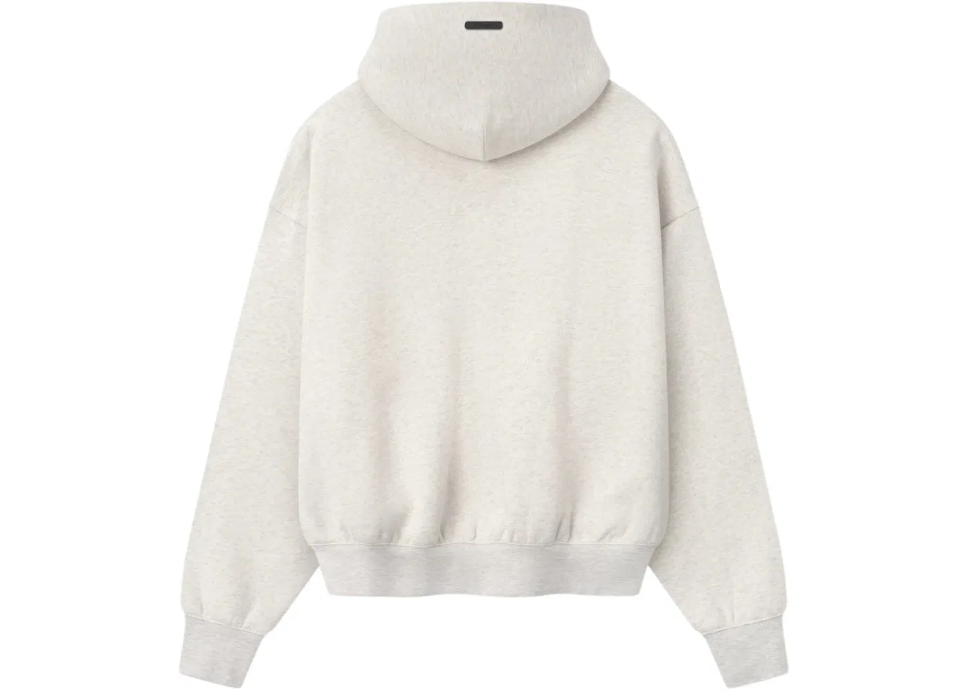 Мужская худи на молнии с принтом Fear of God, Oatmeal Heather/Light Heather — фото 2