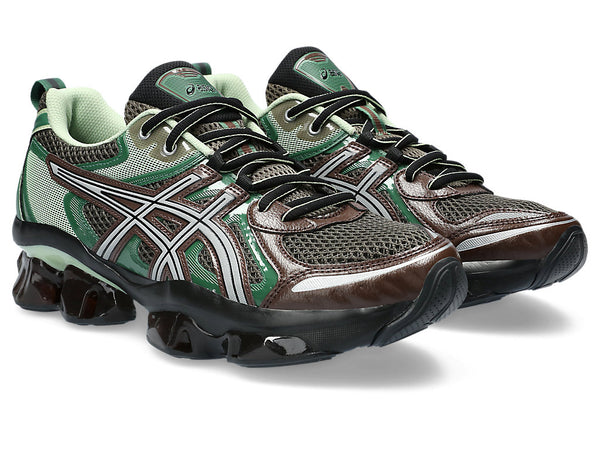 Кроссовки gel quantum kinetic 'dark sepia shamrock' Asics, мультиколор — фото 3