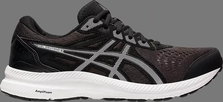 

Кроссовки gel contend 8 'black white' Asics, черный