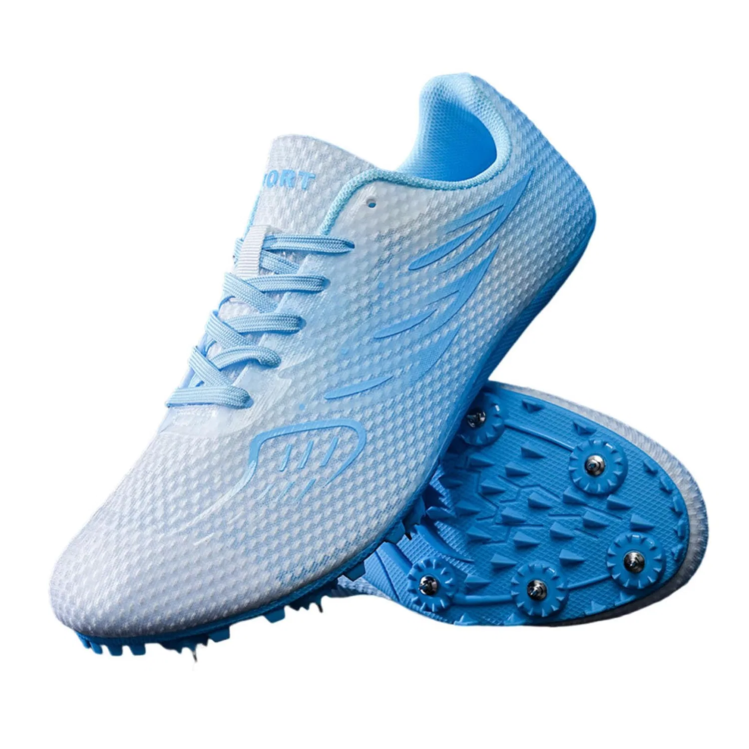 Детские беговые кроссовки с шипами Sprint Running Shoes, Blue — фото 3