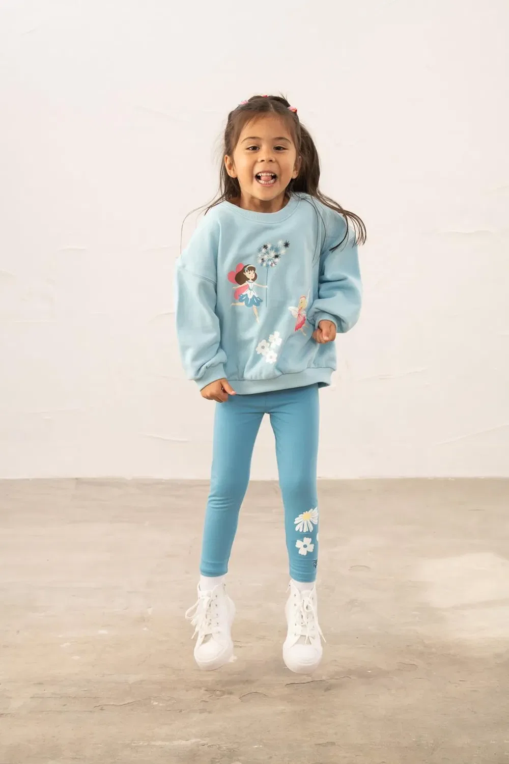 Детский свитшот Flora Lighthouse Clothing, Blue — фото 4