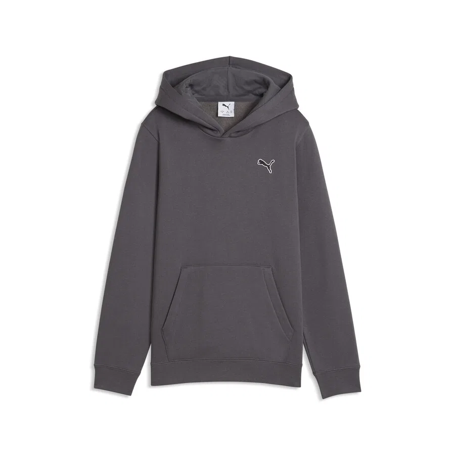 Толстовка PUMA 'Essentials Elevated' темно-серого цвета