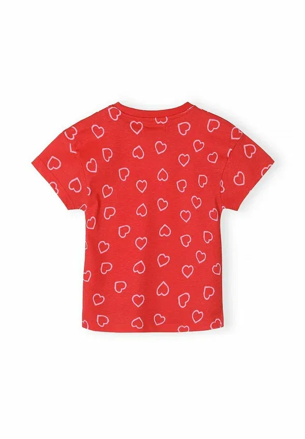 Футболка хлопковая 5 pack short sleeve tee Minoti, White, Navy, Red, белый/красный/темно-синий — фото 3