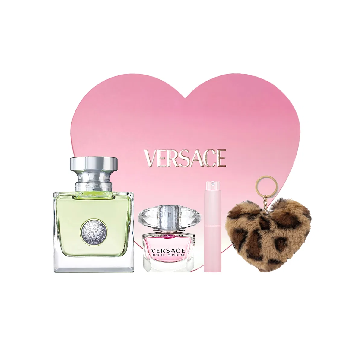 Женский набор парфюмерии VERSACE Heartbeat Mediterranean, 30 мл, Black