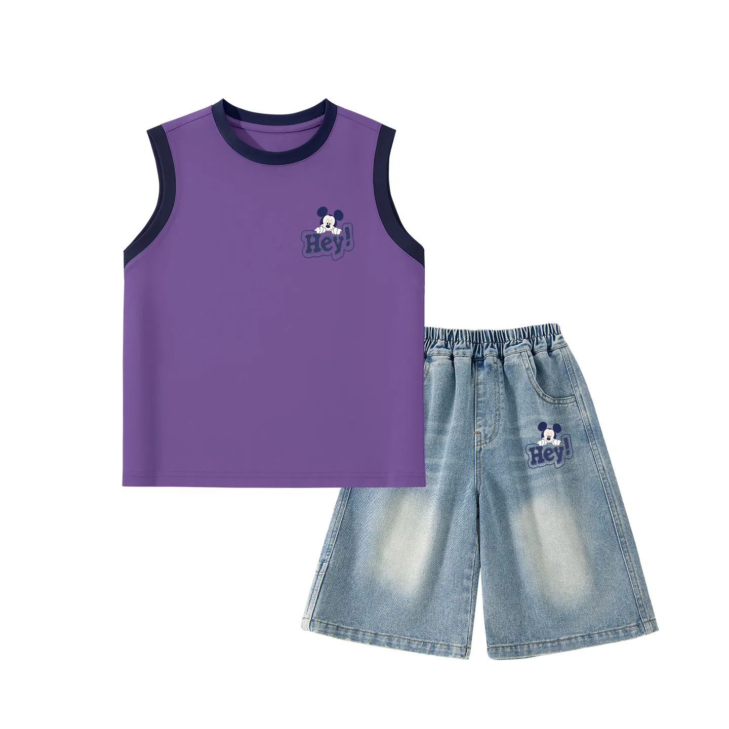 Спортивный костюм для детей, джерси, Disney, Dihemi K Blue Purple+Dihemi K Denim Blue