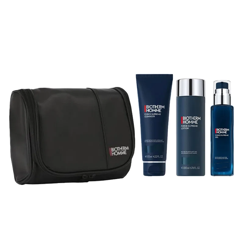 Мужской набор средств по уходу за кожей Blue Diamond BIOTHERM, Cleanser 125ml+Toner 200ml+Lotion 100ml