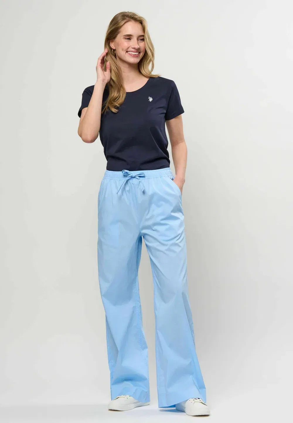 Брюки Uwmira - штаны U.S. Polo Assn., Cerulean — фото 2