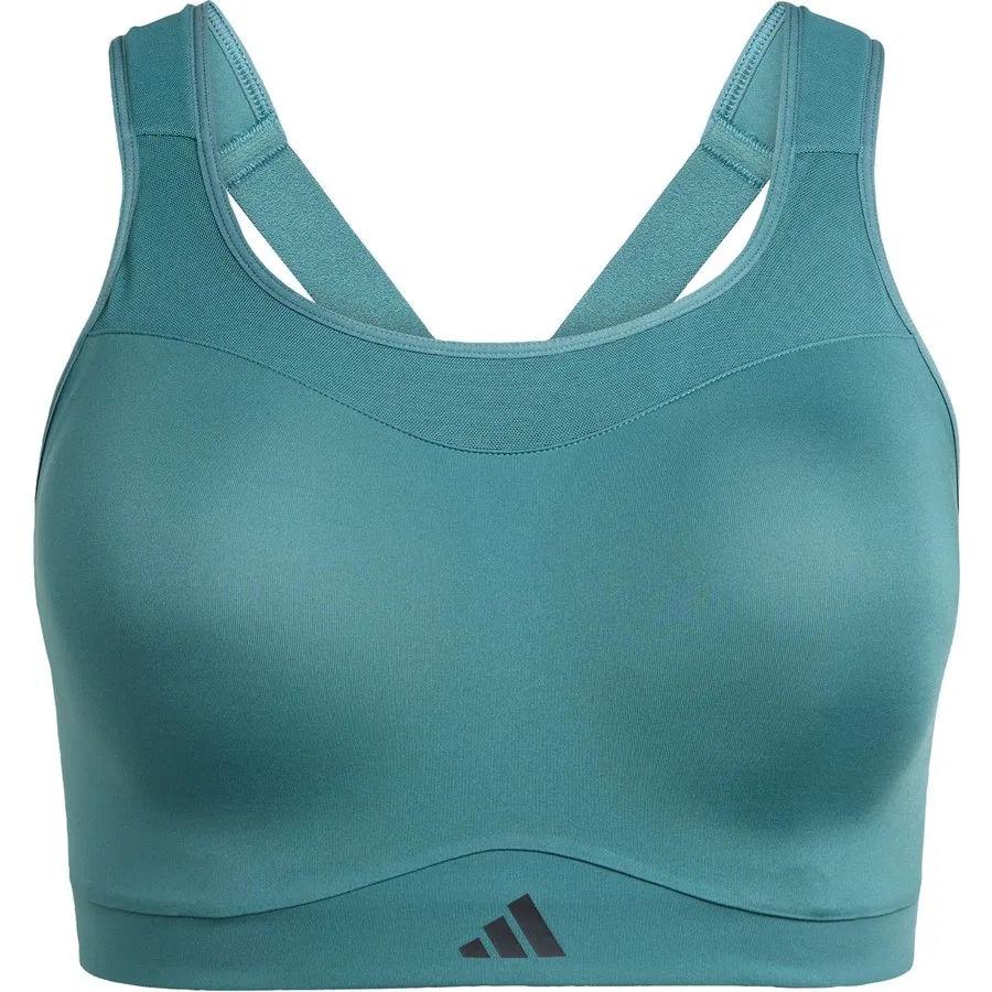 Спортивный бюстгальтер с высокой поддержкой Impact Training High Support Bra, adidas, Бирюзовый — фото 3