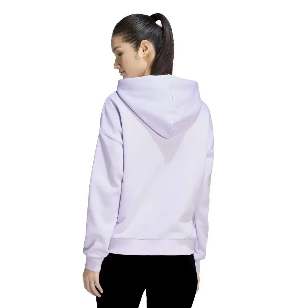 Худи Adidas Essentials Small Logo Feel Cozy, фиолетовый — фото 2