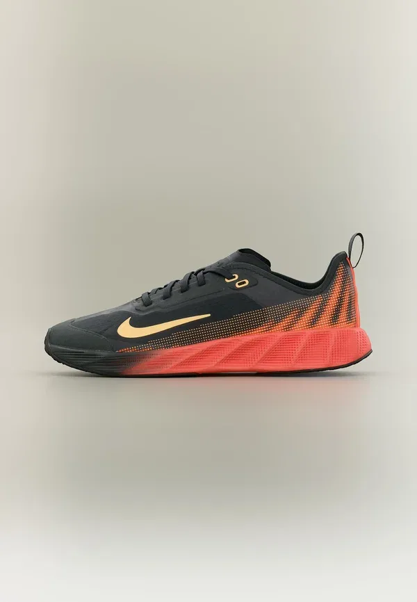 Кроссовки из текстиля и синтетики Nike Sportswear, черный/оранжевый/темно-коричневый