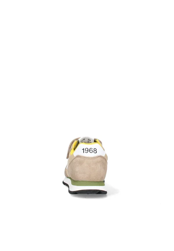 Кроссовки с кожаным и текстильным верхом Z36301K Sun68, Beige, бежевый — фото 2