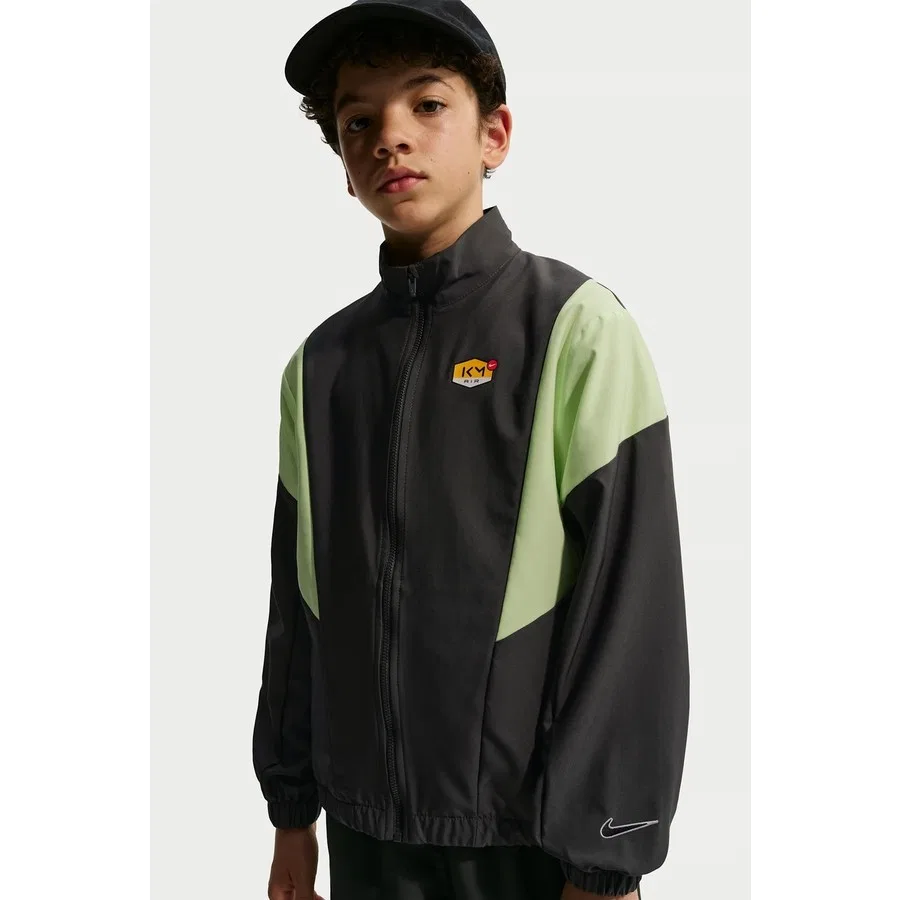Детский спортивный костюм с длинным рукавом Kylian Mbappe Woven Football Track Suit Nike, Антрацитовый — фото 3