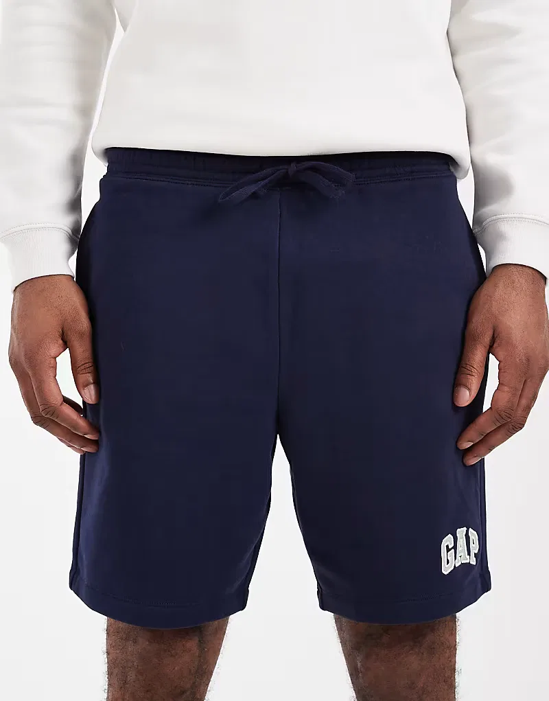 Спортивные шорты GAP Heritage Slim, темно-синий — фото 2