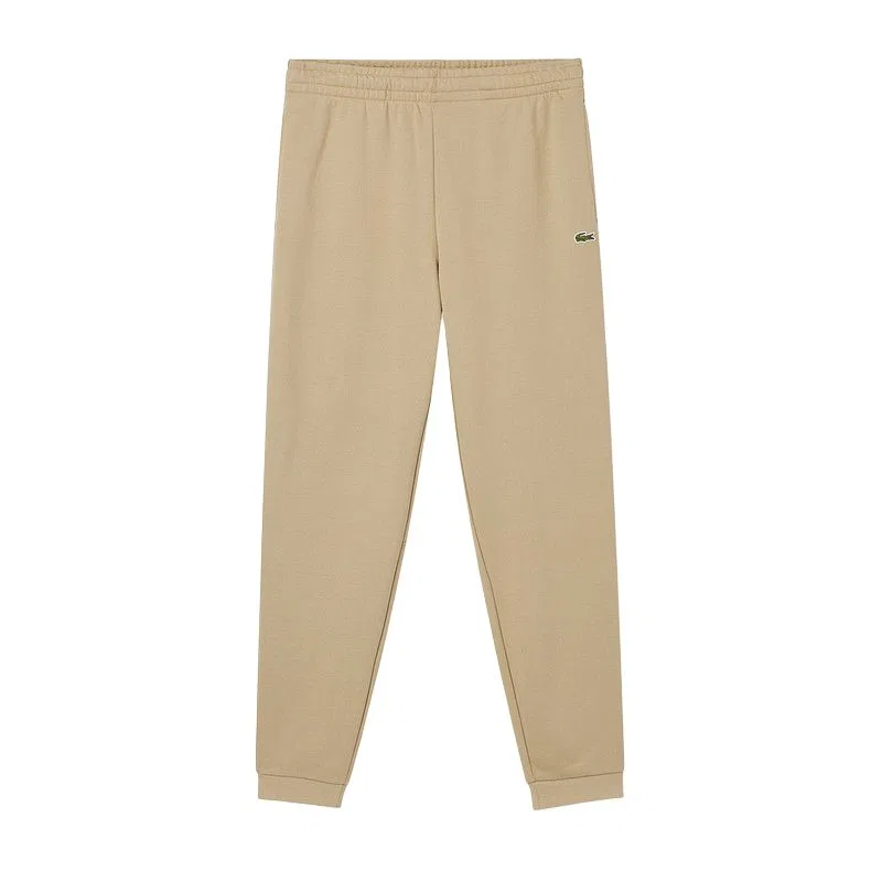 Брюки мужские Lacoste зауженные, повседневные, молочный кофе